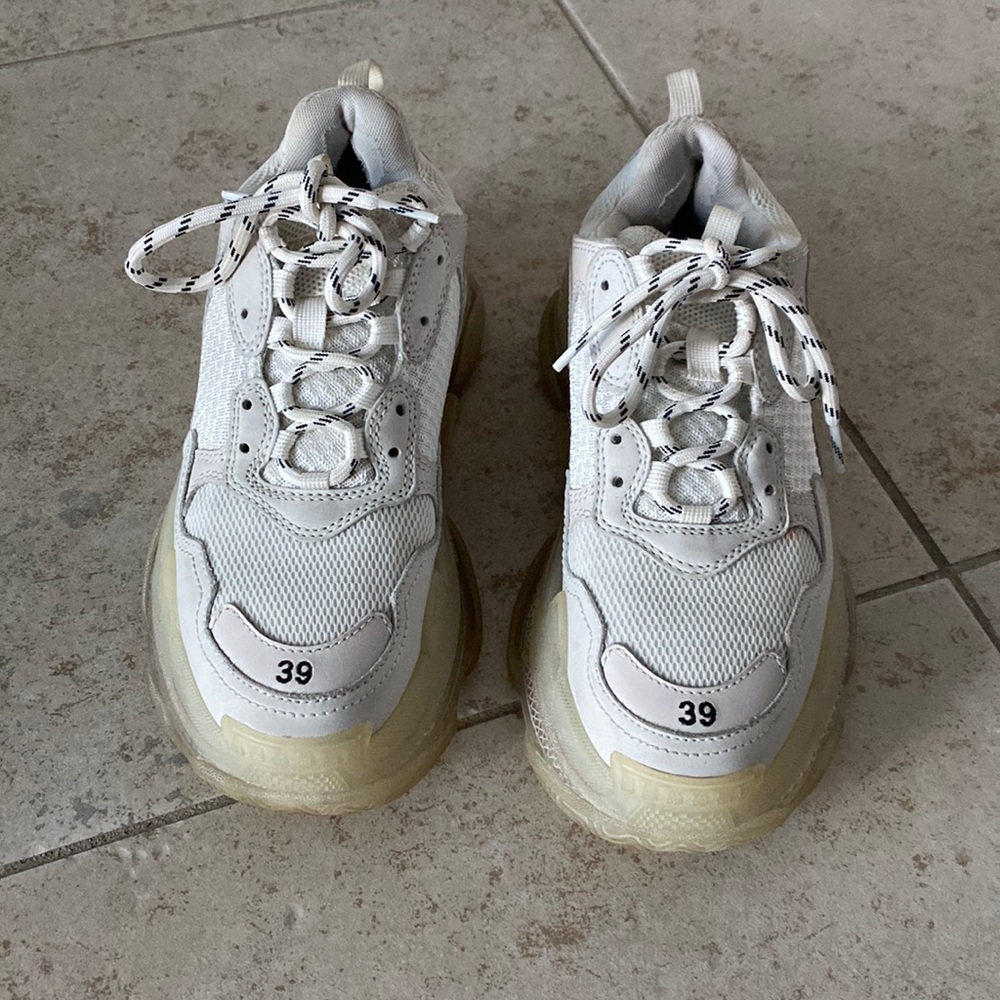 Balenciaga Triple S clear sole sneaker size 39